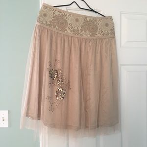 Ladies Arden B NEW w Tags Mesh Skirt Size 6